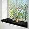 vidaXL - Vensterbanken - 2 - st - 80x30x2 - cm - massief - eikenhout - donkerbruin