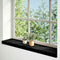 vidaXL - Vensterbanken - 2 - st - 90x20x2 - cm - massief - eikenhout - donkerbruin
