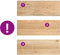 vidaXL - Vensterbanken - 2 - st - onbehandeld - 70x25x2 - cm - massief - eikenhout