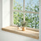 vidaXL - Vensterbanken - 2 - st - onbehandeld - 80x25x2 - cm - massief - eikenhout