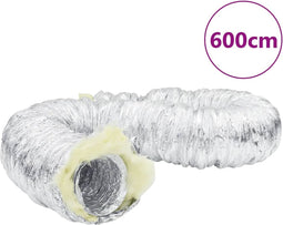 vidaXL - Ventilatieslang - geïsoleerd - Ø15 - 6 - m - cm - aluminium