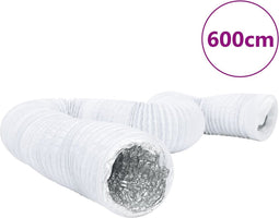 vidaXL - Ventilatieslang - Ø15 - 6 - m - cm - aluminium - en - PVC