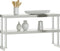 vidaXL - Verhoging - voor - werktafel - 2-laags - 110x30x65 - cm - roestvrij - staal