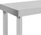 vidaXL - Verhoging - voor - werktafel - 2-laags - 120x30x65 - cm - roestvrij - staal