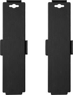 vidaXL - Verhuishondjes - met - 4 - wielen - 2 - st - 170 - kg - polypropeen - zwart