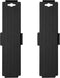 vidaXL - Verhuishondjes - met - 4 - wielen - 2 - st - 170 - kg - polypropeen - zwart