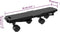 vidaXL - Verhuishondjes - met - 4 - wielen - 2 - st - 170 - kg - polypropeen - zwart