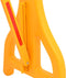 vidaXL - Verkeersbarrière - inklapbaar - 250x38x96 - cm - geel - en - zwart