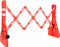 vidaXL - Verkeersbarrières - inklapbaar - 210x50x105 - cm - rood
