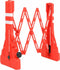 vidaXL - Verkeersbarrières - inklapbaar - 210x50x105 - cm - rood