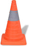 vidaXL Verkeerskegel uitvouwbaar 42 cm 5 stuks