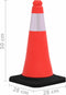 vidaXL - Verkeerskegels - met - zware - basis - 4 - st - reflecterend - 50 - cm