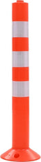 vidaXL Verkeerspalen 75 cm kunststof 2 st