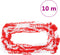 vidaXL - Verkeerspalen - met - ketting - 10 - st - 75 - cm - PE