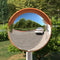 vidaXL - Verkeersspiegel - voor - buiten - 30 - cm - PC-kunststof - zwart