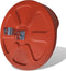 vidaXL - Verkeersspiegel - voor - buiten - 60 - cm - PC-kunststof - oranje