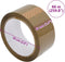 vidaXL Verpakkingstapes 36 st 48 mm x 66 m bruin