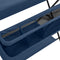 vidaXL - Verschoontafel - ijzer - marineblauw