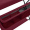 vidaXL - Verschoontafel - ijzer - rood