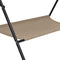 vidaXL - Verschoontafel - ijzer - taupe