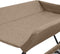 vidaXL - Verschoontafel - ijzer - taupe