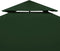 vidaXL - Vervangend - tentdoek - prieel - 310 - g/m² - 3x4 - m - groen