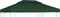 vidaXL - Vervangend - tentdoek - prieel - 310 - g/m² - 3x4 - m - groen