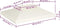 vidaXL - Vervangend - tentdoek - prieel - 310 - g/m² - 3x4 - m - crèmewit