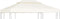 vidaXL - Vervangend - tentdoek - prieel - 310 - g/m² - 3x4 - m - crèmewit
