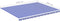 vidaXL - Vervangingsdoek - voor - luifel - 4,5x3,5 - m - blauw - en - wit