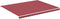 vidaXL - Vervangingsdoek - voor - luifel - 4,5x3,5 - m - bordeauxrood
