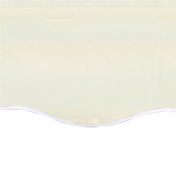 vidaXL - Vervangingsdoek - voor - luifel - 4,5x3,5 - m - crèmekleurig