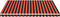 vidaXL - Vervangingsdoek - voor - luifel - 4,5x3,5 - m - oranje - en - bruin