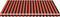 vidaXL - Vervangingsdoek - voor - luifel - 4,5x3,5 - m - oranje - en - bruin
