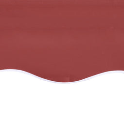 vidaXL - Vervangingsdoek - voor - luifel - 4,5x3 - m - bordeauxrood