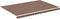 vidaXL - Vervangingsdoek - voor - luifel - 4,5x3 - m - bruin