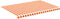 vidaXL - Vervangingsdoek - voor - luifel - 4,5x3 - m - geel - en - oranje