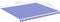 vidaXL - Vervangingsdoek - voor - luifel - 4x3,5 - m - blauw - en - wit