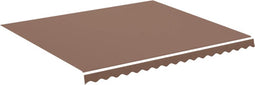 vidaXL - Vervangingsdoek - voor - luifel - 4x3,5 - m - bruin