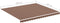 vidaXL - Vervangingsdoek - voor - luifel - 4x3,5 - m - bruin