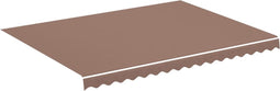 vidaXL - Vervangingsdoek - voor - luifel - 4x3 - m - bruin