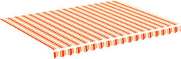 vidaXL - Vervangingsdoek - voor - luifel - 4x3 - m - geel - en - oranje
