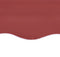 vidaXL - Vervangingsdoek - voor - luifel - 5x3 - m - bordeauxrood