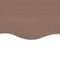 vidaXL - Vervangingsdoek - voor - luifel - 5x3 - m - bruin