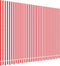vidaXL - Vervangingsdoek - voor - luifel - gestreept - 3,5x2,5 - m - rood - en - wit