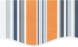 vidaXL - Vervangingsdoek - voor - luifel - gestreept - 3,5x2,5 - m - meerkleurig