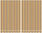 vidaXL - Vervangingsdoek - voor - luifel - gestreept - 3,5x2,5 - m - meerkleurig
