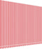 vidaXL - Vervangingsdoek - voor - luifel - gestreept - 4,5x3,5 - m - rood - en - wit