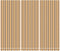 vidaXL - Vervangingsdoek - voor - luifel - gestreept - 4,5x3,5 - m - meerkleurig