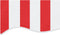 vidaXL - Vervangingsdoek - voor - luifel - gestreept - 4,5x3,5 - m - rood - en - wit